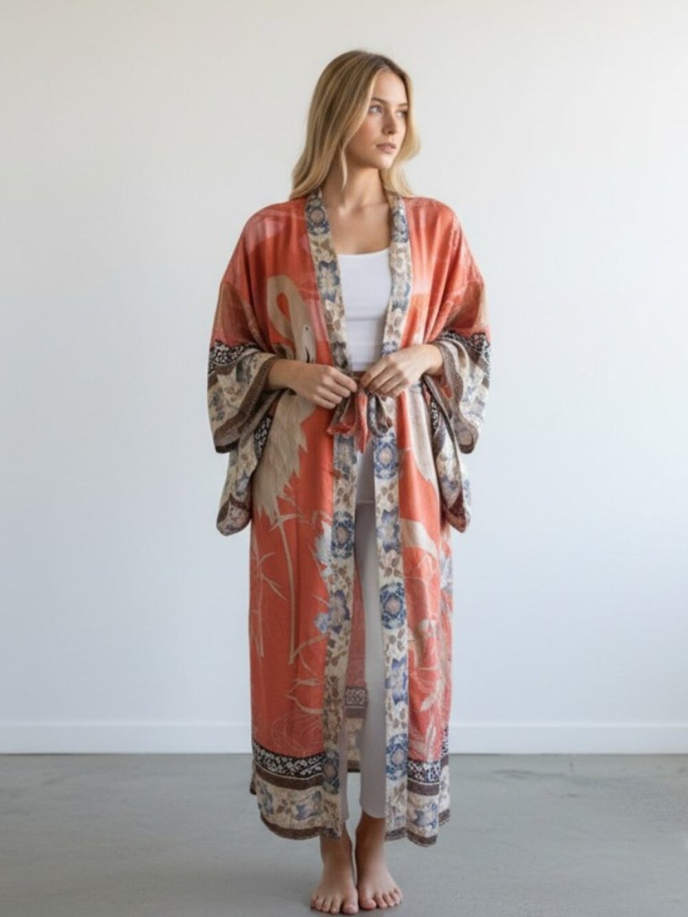 Spell & the Gypsy Cherry-Blossom Kimono Robe. Price is firm or best offer.